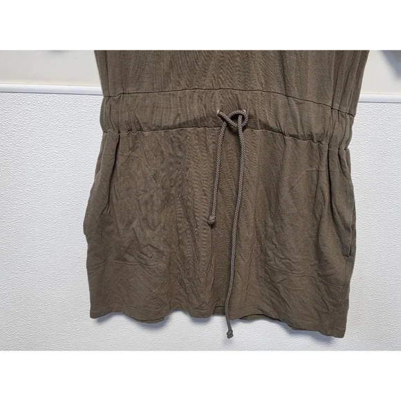 Women's Uniqlo Brown & Beige Tunic Top M - Picture 2 of 6